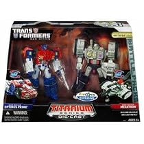Transformers: Titanium Series War Within Optimus Prime vs. Megatron Action Figure