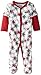 Calvin Klein Baby-Boys Newborn Red Gray Print Sleeper