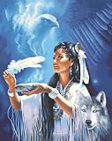 Dimensions Needlecrafts Paintworks Paint By Number, Native American Spirit