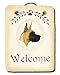 Great Dane Welcome Slate