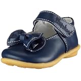 Playshoes Lauflernsandale Schleife 141613, Mädchen Lauflernschuhe