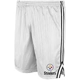 Pittsburgh Steelers Big & Tall Rookie White Mesh Short XXX Large