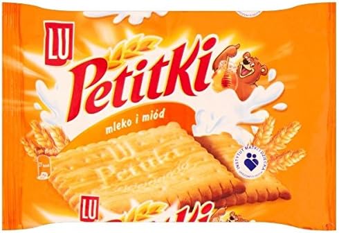 Lu Petitki Biscuits Milk & Honey (85g/3oz) (Pack of 5)