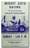 1953 Las Vegas Sportsdome Midget Racing Poster Print