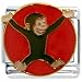 Curious Jumping Animal George Monkey Disney Charms Monkey Licensed Italian