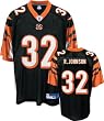 Men`s Cincinnati Bengals #32 Rudi Johnson Team Replica Jersey