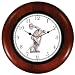 The Greek Discus Thrower (Discobolus) by Myron Wooden Wall Clock by WatchBuddy Timepieces (Cherry Wood Frame)