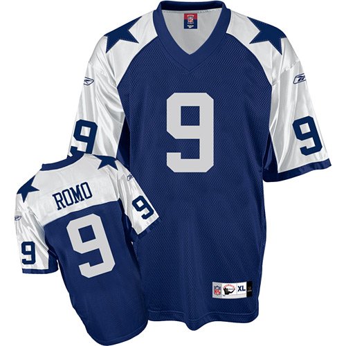 Reebok Dallas Cowboys Tony Romo Youth Replica Throwback Jersey Extra Large