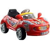 EZ Riders SuperSport Battery Powered Car With Remote - Crimson