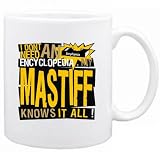 New  ... My Mastiff Knows It All !!!  Mug Dog