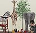 Walls of the Wild Orangutan & Toucan on a Vine Wall Decal (10 in. x 70 in.)