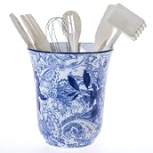 Porcelain 6pc Utensil Holder Set