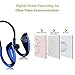 Bluetooth Headphones Koncen V4.1 Wireless Bluetooth Headsets Running Earphone Stereo in-Ear Noise Cancelling Sweatproof Gym Neckband with Mic Sports Earbuds (Blue&Black)