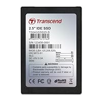 Transcend 2.5 Solid State Disk - Solid state drive - 64 GB - internal - 2.5 - IDE/ATA
