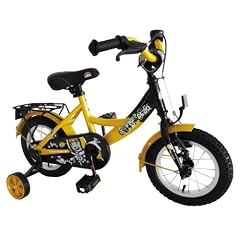bike*star 30.5cm (12 Zoll) Kinder-Fahrrad - Farbe Schwarz & Gelb