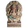 Hand Carved Ganesh Statue with Shakti