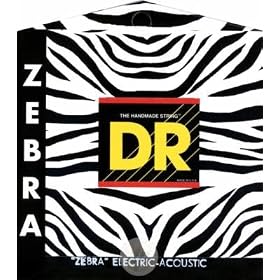 DR Strings ZEBRA - Acoustic-Electric Round Core 11-50