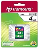 picture of Transcend 4GB Class 4 SDHC Secure Digital Memory Card