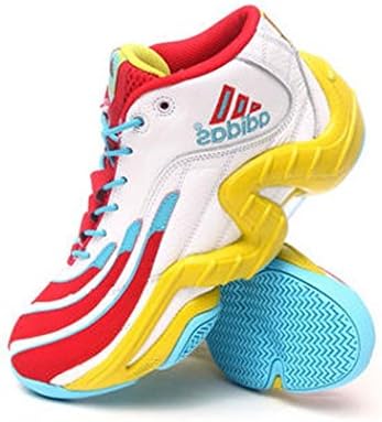 Adidas Men REAL DEAL RUNWHT/LGAQUA/LABLIM Vollyball Shoe 10.5 M US