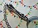 Victorian Simple Curve Magnifying Glass Necklace Chatelaine Sewing