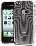Etui en silicone & et protection d'écran pour Apple iPhone 4 4S 4G HD - Clear