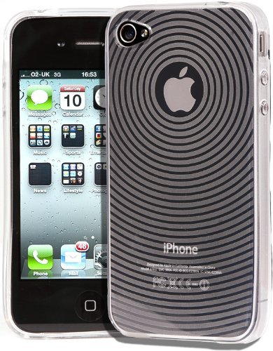 Clear Gel Silicone Protective Armour Case Cover & Screen Protector Kit for New Apple iPhone 4 4G HD