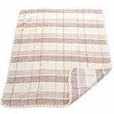 Koala Baby Cozy Blanket- Plaid Mocha by KidsLine
