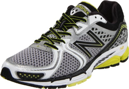 New Balance Men's M1260v2 Stability Running Shoe,White/Black,11.5 4E US