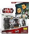 Star Wars 2009 Clone Wars Animated Action Figure 2-Pack Lieutenant Thire and Clone Trooper Rys