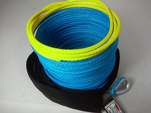 1/4" dia. x 55 Feet - Warning Winch Rope (Blue)