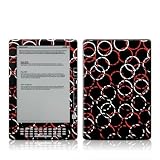 Kindle DX Skin - Red Loops
