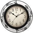 Geneva 12" Wrought Iron Wall Clock