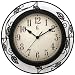 Geneva 12" Wrought Iron Wall Clock