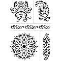 Temporary Tattoo Stencil - Henna Style