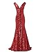 GRACE KARIN® Sequined Sparkle Evening Prom Dress Full Length CL6052 (Multi-Colored)