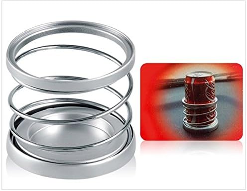 Car Cup Holder Drink Holder for Dashboard Bottle Stand Beverage Racks (Silver)