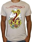 ED HARDY by Christian Audigier Mens Tattoo Logo Short Sleeve T-Shirt Tee Top Grey