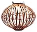 Colony Wicker Globe Hurricane Tea Light Holder