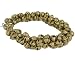 Brass Bells, 1/3" wide, 100 count, strung on wire