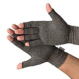 Medipaq® Anti-Arthritis Gloves (Pair) - Providing Warmth and Compression to Help Increase Circulation Reducing Pain and Promoting Healing (1x Pair with Grip (Medium))