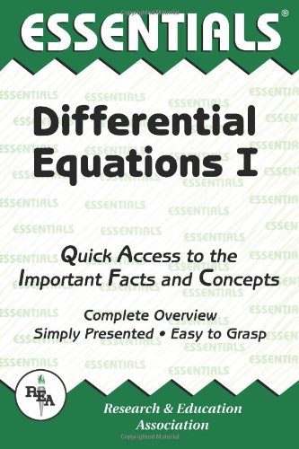 Differential Equations I (Essentials) (Vol 1)