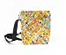 Recycled Juice Box Zipper Sling Small Tote Bag Purse Travel Multi Color