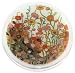 Peggy Karr Wild Flowers 8-Inch Handmade Art Glass Plate
