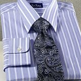 Textured Stripes Dress Shirt
