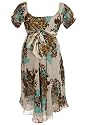 Women's Lauren Kiyomi Printed Silk Chiffon Dress (Maternity) - More Colors Available