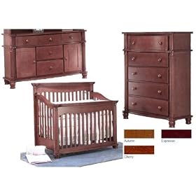 Regal 3 Piece Collection with 4-in-1 Crib