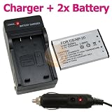 Buy 2x NP-20 Battery+Charger for CASIO Exilim EX-Z75 EX-Z77