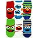 Sesame Street Infant Toddler 6 pk Ankle Socks