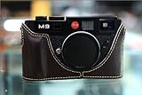 Rainbowimaging Dark Brown Genuine Leather Half Case for Leica M9 & M8 Camer ....