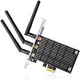 TP-LINK Archer T9E AC1900 Dual Band Wireless PCI Express Adapter, 5Ghz 1300Mbps + 2.4Ghz 600Mbps, Beamforming, 3T3R, Include Low-profile Bracket, Support Windows XP/7/8/8.1/10